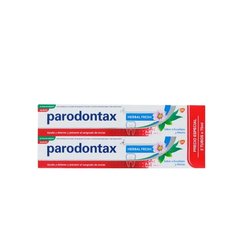 Parodontax herbal fresh 75ml duplo-Farmacia Olmos