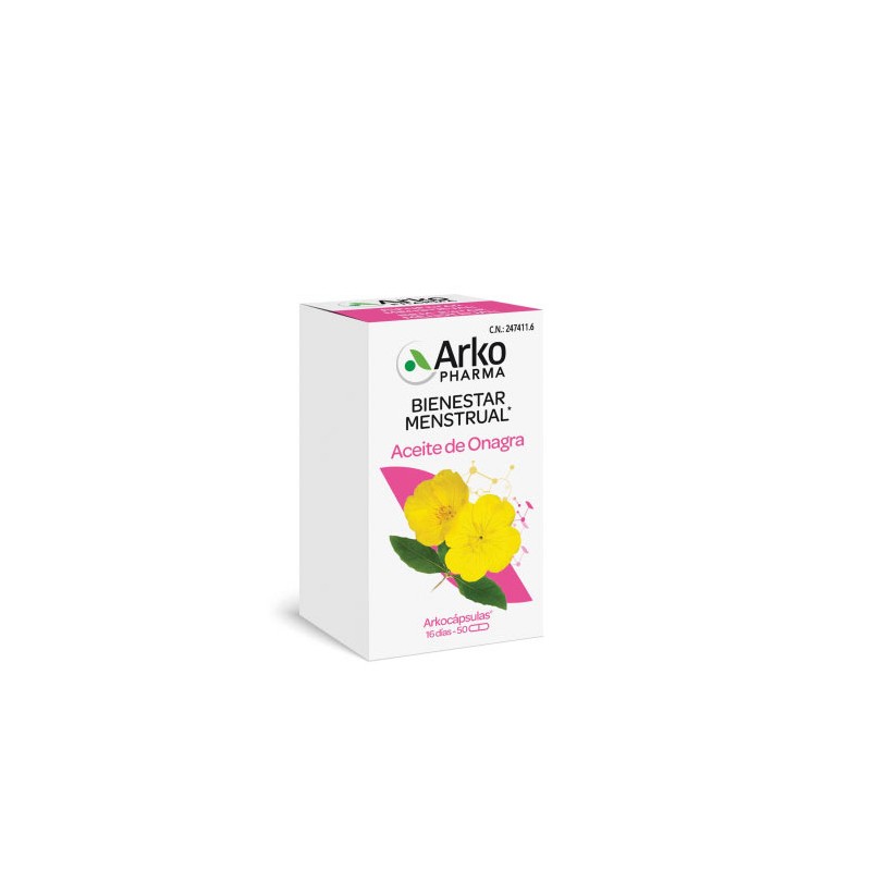 Arkopharma aceite de onagra bio 100 capsulas-Farmacia Olmos