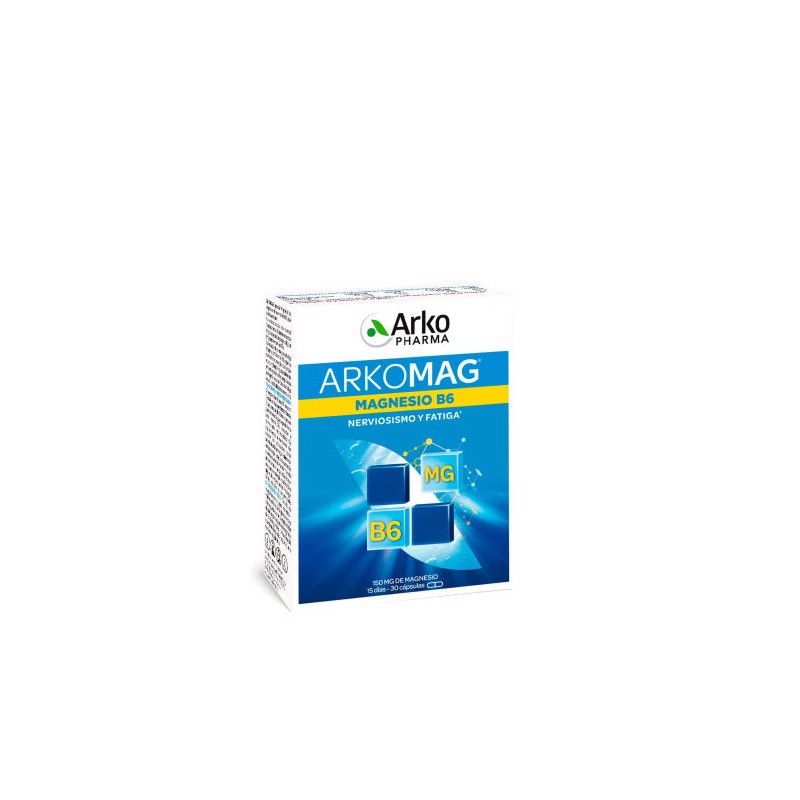 Arkopharma magnesio+ vit b6 30 capsulas-Farmacia Olmos