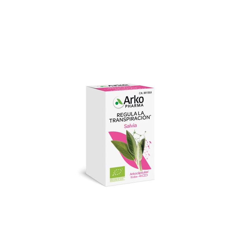 Arkopharma salvia bio 45 capsulas-Farmacia Olmos