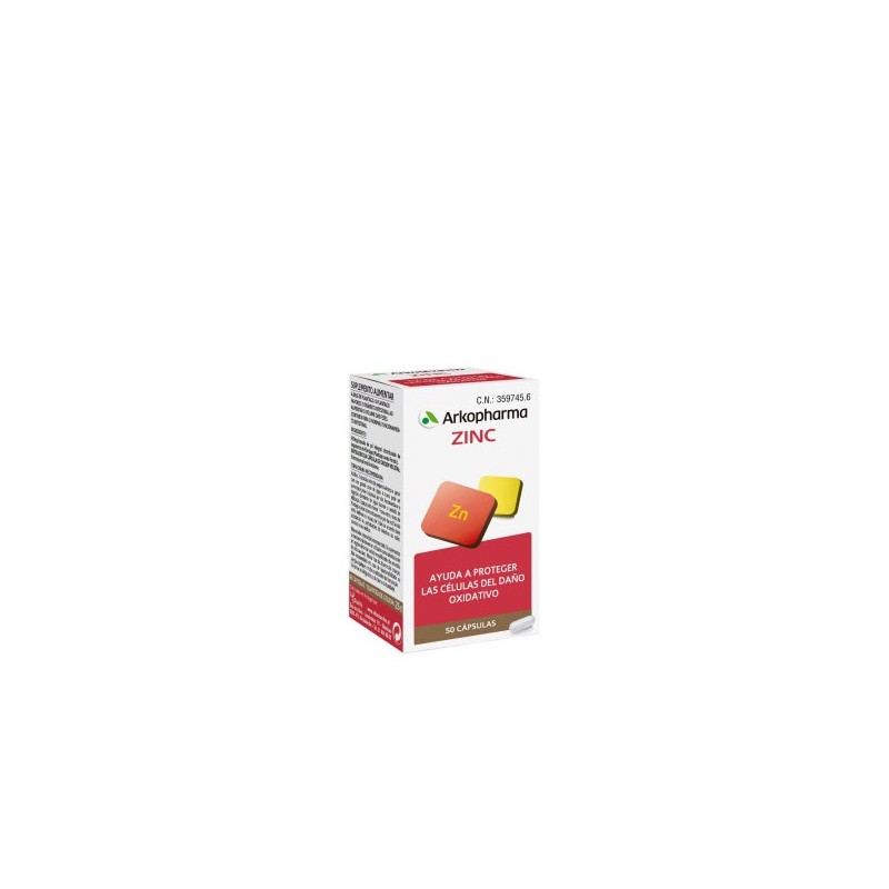 Arkopharma zinc 50 capsulas-Farmacia Olmos