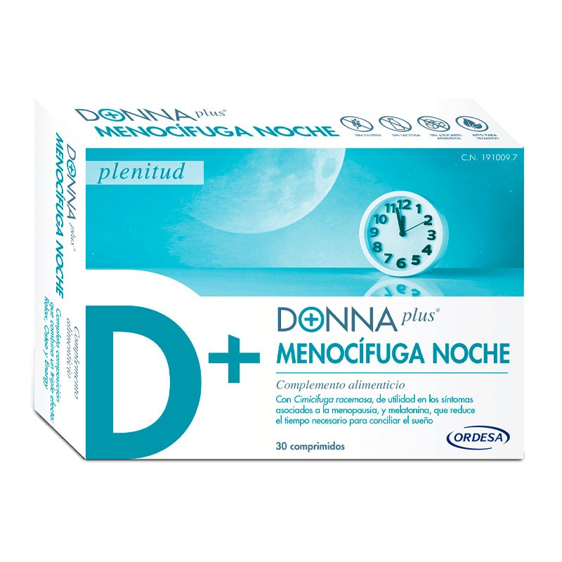 Donna plus menocifuga noche 30 comprimidos-Farmacia Olmos
