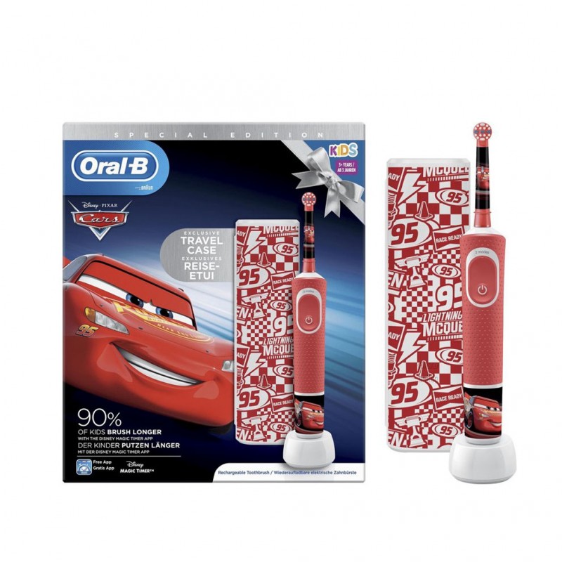 Oral-B Kids Disney Cars Cepillo de dientes eléctrico infantil con