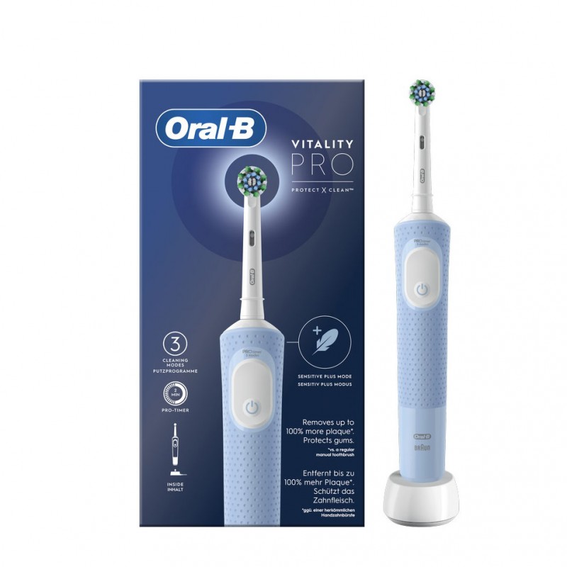 Comprar Cepillo dental electrico recargable oral-b vitality 100 cross  action azul