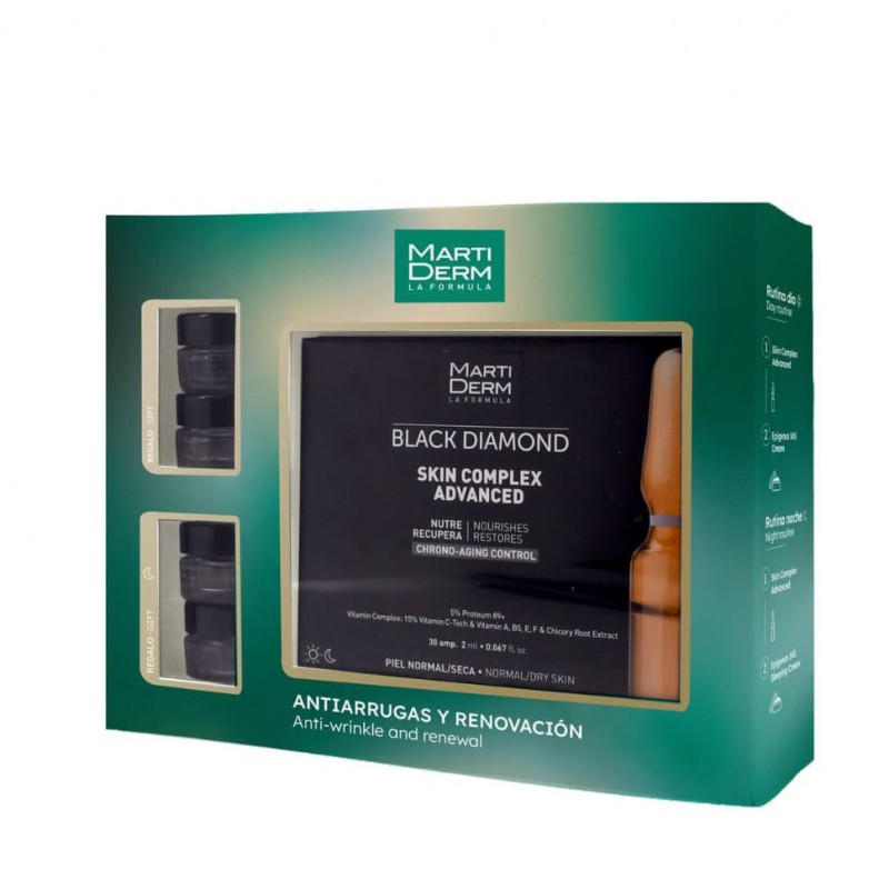Martiderm black diamond skin complex 30 ampollas edicion limitada-Farmacia Olmos