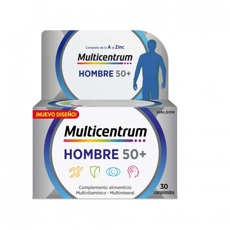 Multicentrum hombre 30 comprimidos-Farmacia Olmos