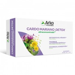 Arkofluido cardo mariano detox 20 ampollas bebibles-Farmacia Olmos