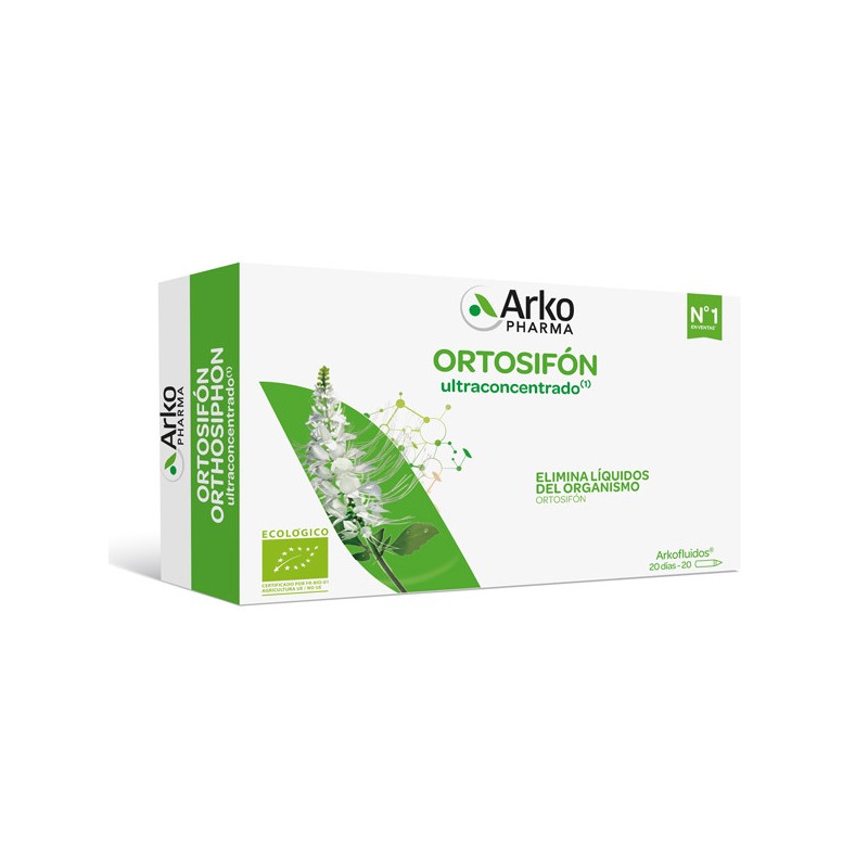 Arkofluido ortosifon  20 ampollas bebibles-Farmacia Olmos