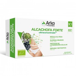 Arkofluido alcachofa forte bio 20 ampollas bebibles-Farmacia Olmos