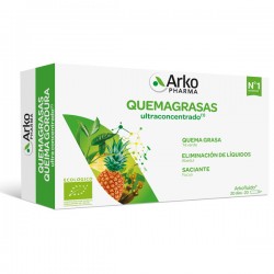 Arkofluido quemagrasa plus 20 ampollas bebibles-Farmacia Olmos