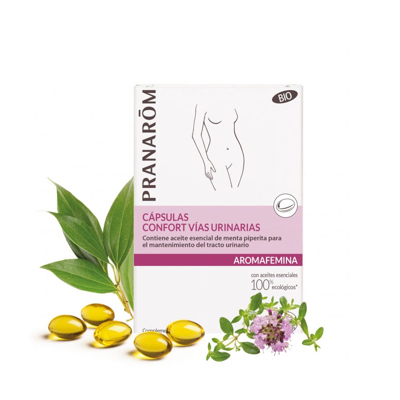 Pranarom aromafemina confort vias urinarias 30 capsulas-Farmacia Olmos