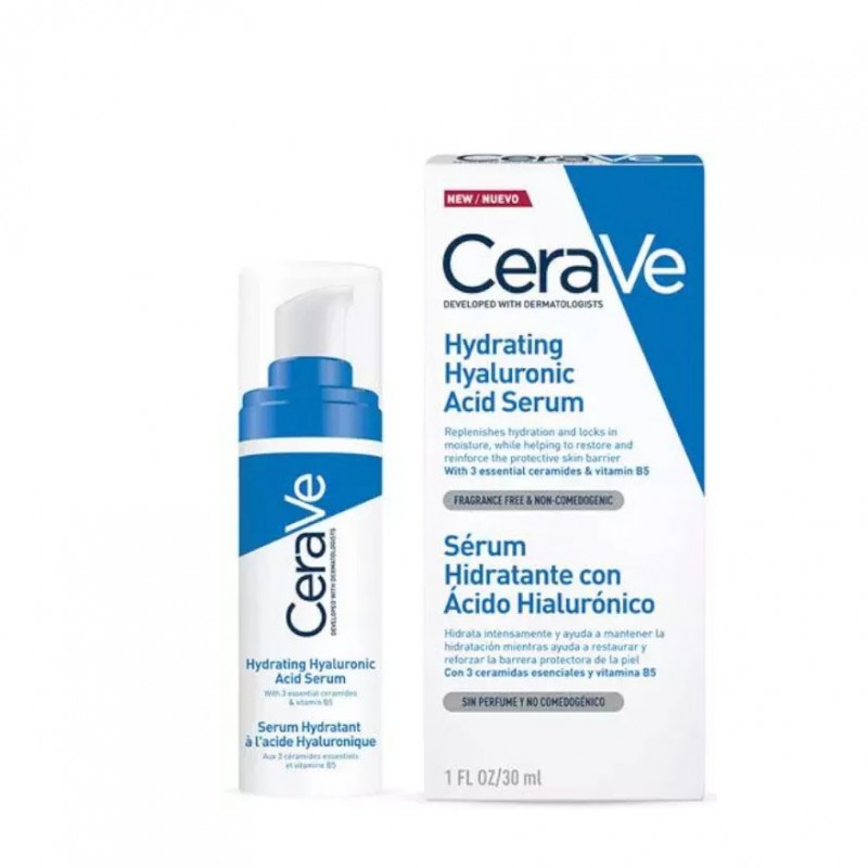 Cerave serum hidratante con acido hialuronico 30ml-Farmacia Olmos