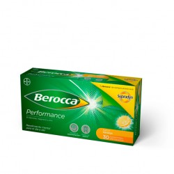 Berocca performance 30 comprimidos efervescentes sabor naranja-Farmacia Olmos