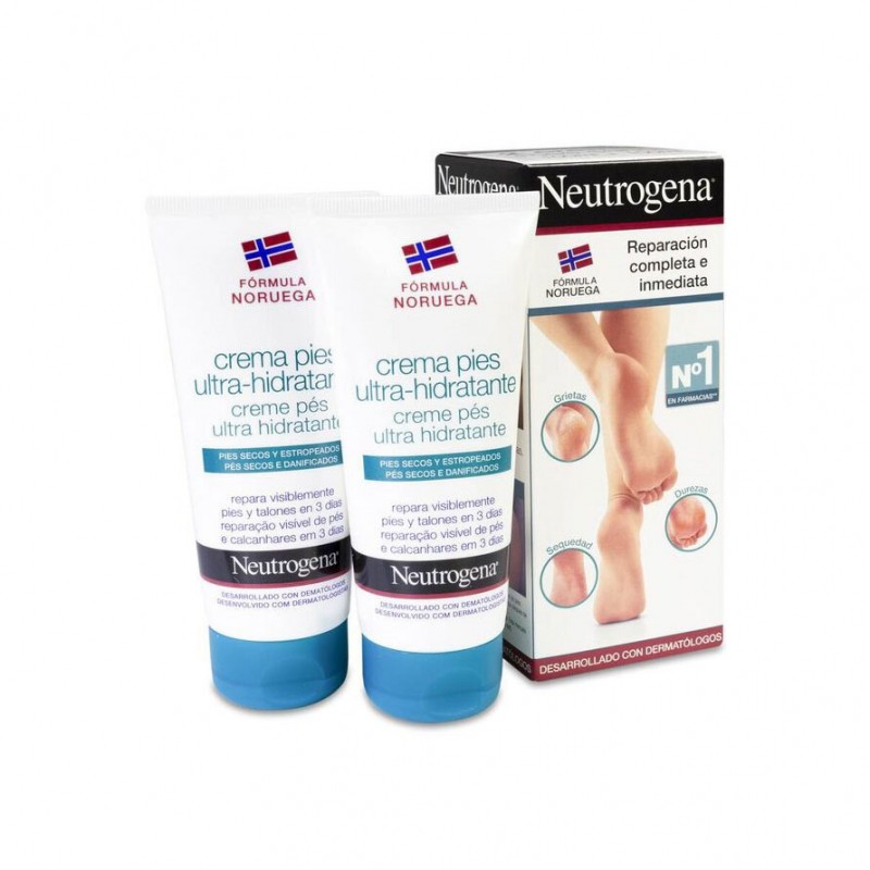 Neutrogena crema pies ultra-hidratante 100ml duplo-Farmacia Olmos