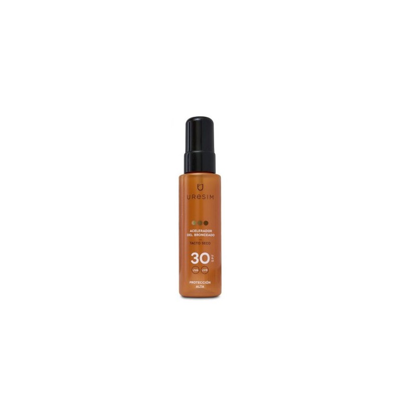 Uresim acelerador del bronceado spf30 tacto seco 200ml-Farmacia Olmos