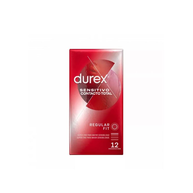 Durex sensitivo contacto total 12 preservativos - Farmacia Olmos