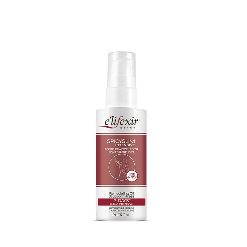 E´lifexir spicyslim quemagrasas zonas rebeldes aceite150ml-Farmacia Olmos