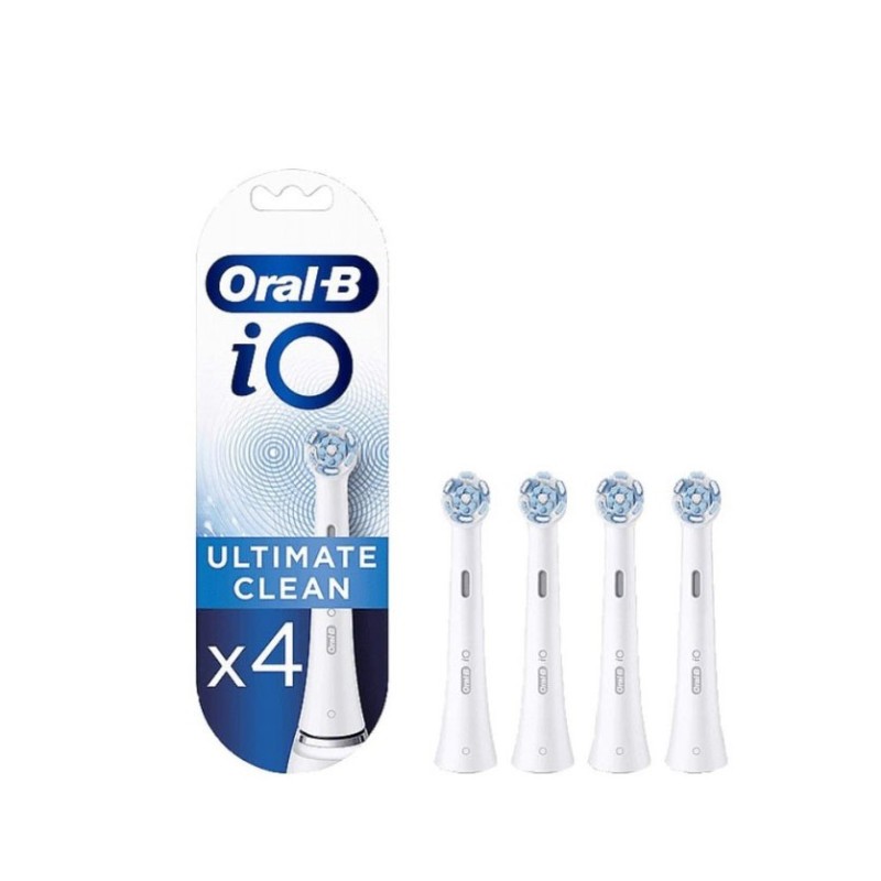 Cepillo dental electrico recambio oral-b io ultimate clean 4 unidades-Farmacia Olmos