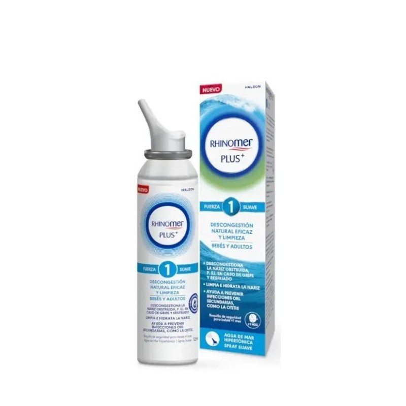 Rhinomer plus fuerza 1 suave 125ml-Farmacia Olmos