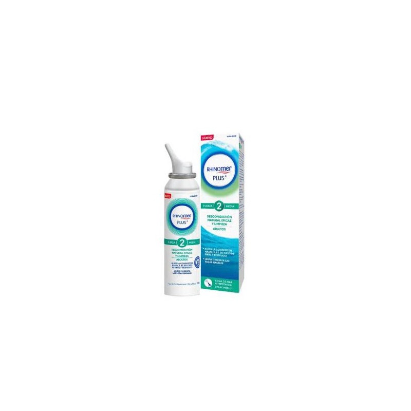 Rhinomer plus fuerza 2 media 125ml-Farmacia Olmos