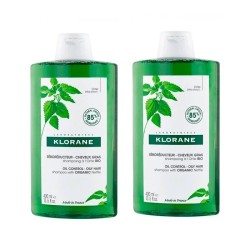 Klorane champu seborregulador cabellos gracos a la ortiga 400ml duplo-Frmacia Olmos