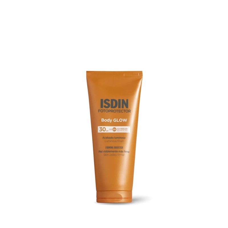 Isdin fotoprotector body glow 30spf 200ml - Farmacia Olmos