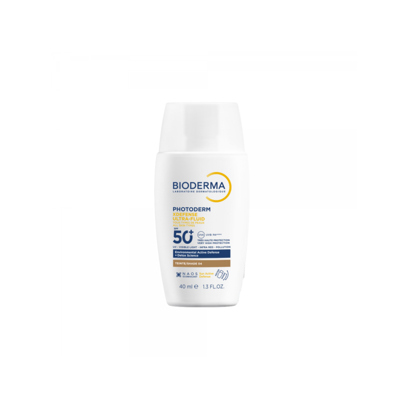 Bioderma photoderm xdefense ultra fluid spf50+ 40ml tono 04 - Farmacia Olmos