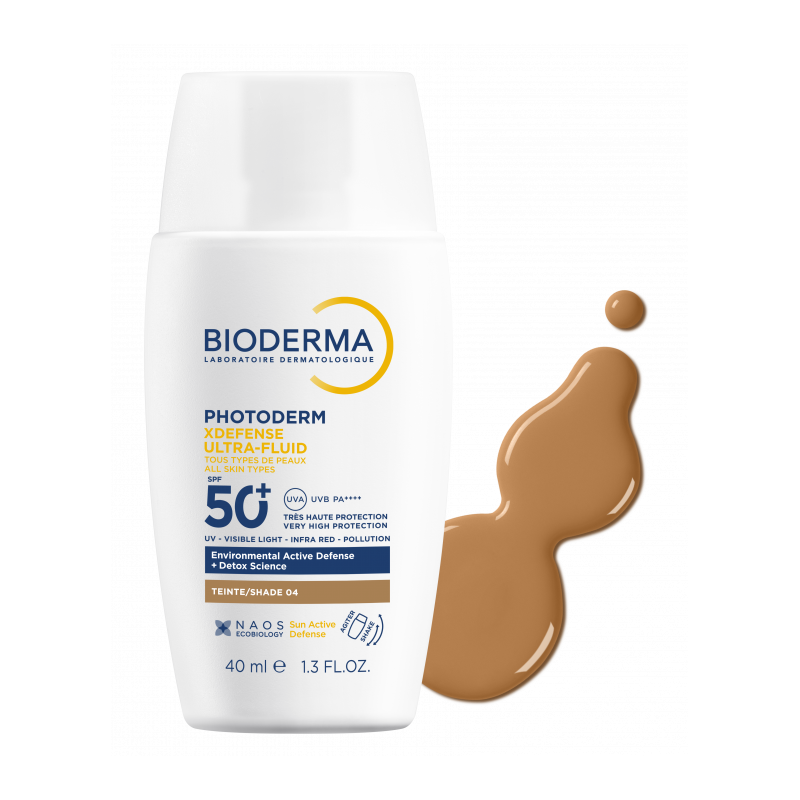 Bioderma photoderm xdefense ultra fluid spf50+ 40ml tono 04 - Farmacia Olmos