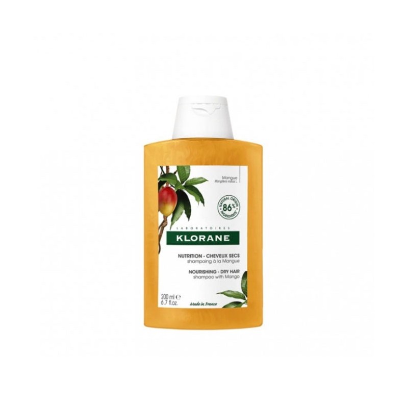 Klorane champu nutritivo a la manteca de mango  200 ml-Farmacia Olmos