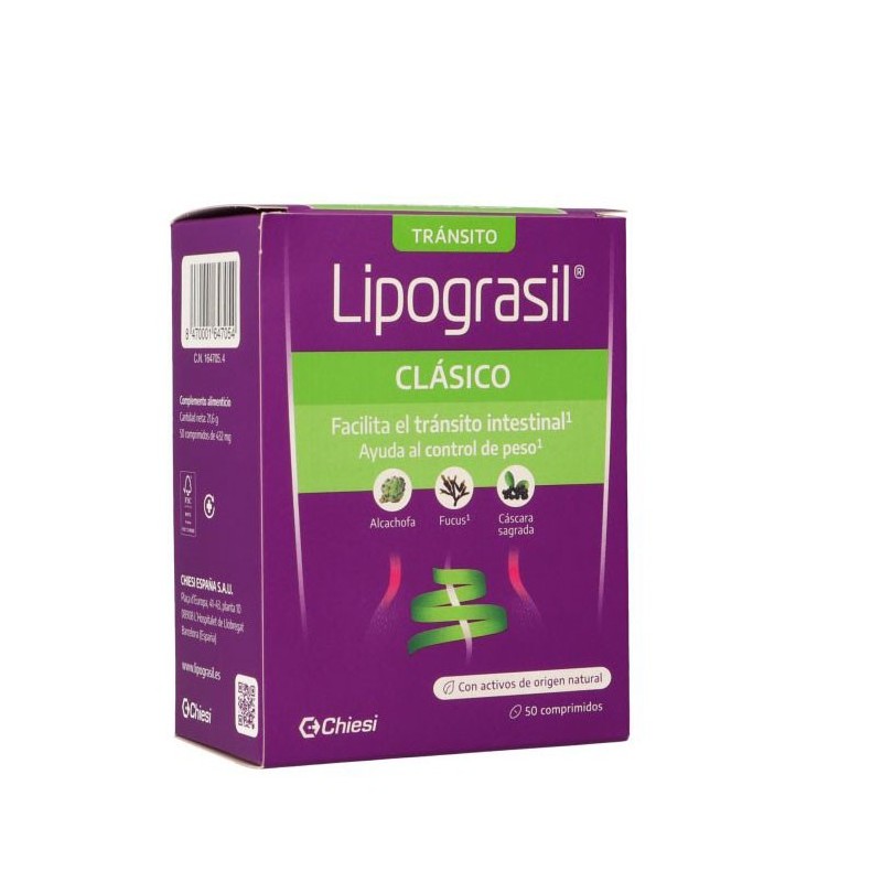 Lipograsil doble efecto clasico 50 comprimidos-Farmacia Olmos Lipograsil doble efecto clasico 50 comprimidos-Farmacia Olmos
