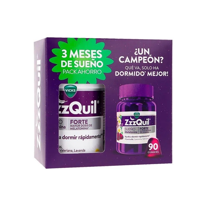 Zzzquil natura forte 90 gominolas-Farmacia Olmos