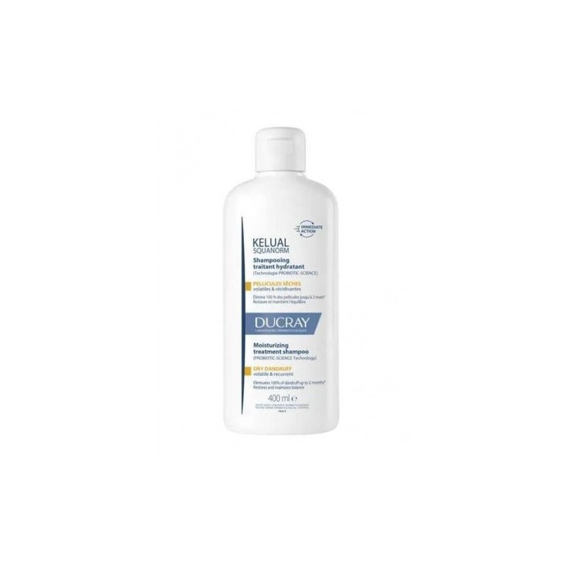 Ducray kelual squanorm champu tratante caspa seca 400ml - Farmacia Olmos.