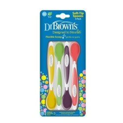 Dr brown´s cucharas flexibles 4 unidades - Farmacia Olmos.