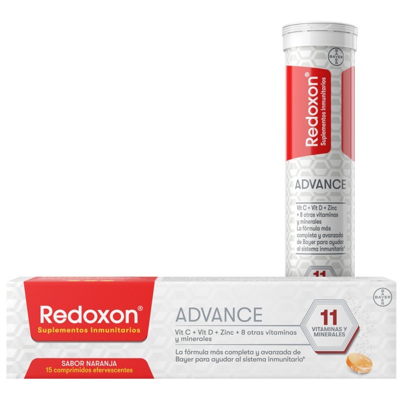 Redoxon advance 15 comprimidos efervescentes - Farmacia Olmos.