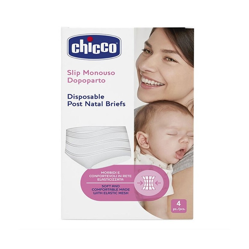 Chicco mammy braga monouso postparto  t-unica 4 unidades - Farmacia Olmos