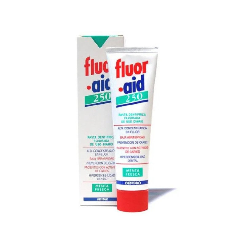 Fluor aid 250 pasta dental 100ml - Farmacia Olmos