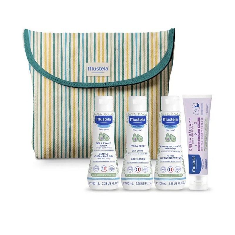 Mustela neceser little moments rayas - Farmacia Olmos