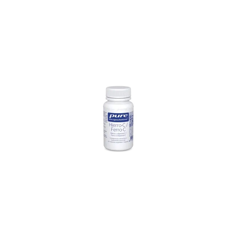 Pure encapsulations hierro-c  60 capsulas - Farmacia Olmos