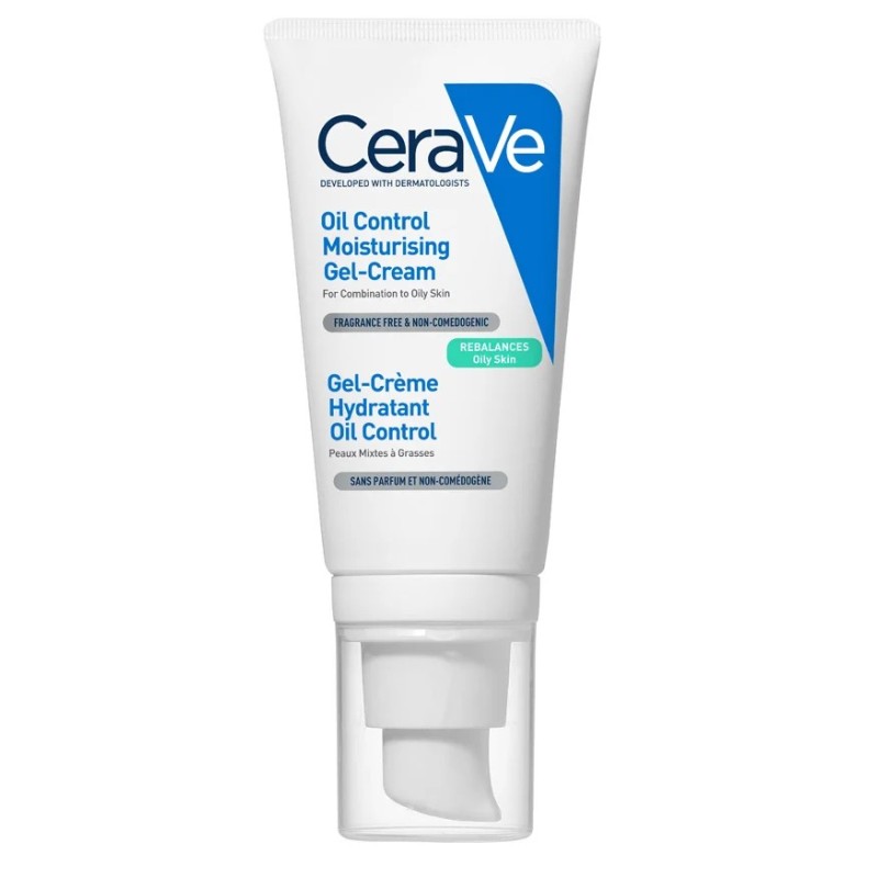 Cerave crema gel hidratante oil control 52ml - Farmacia Olmos