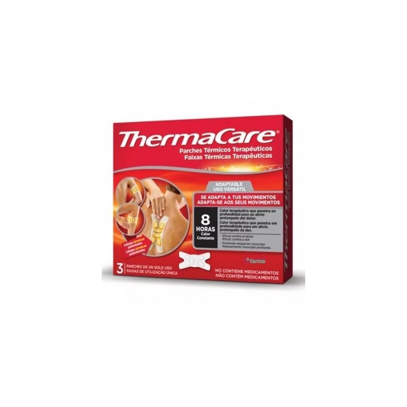 Thermacare parches termicos adaptables 3 parches - Farmacia olmos
