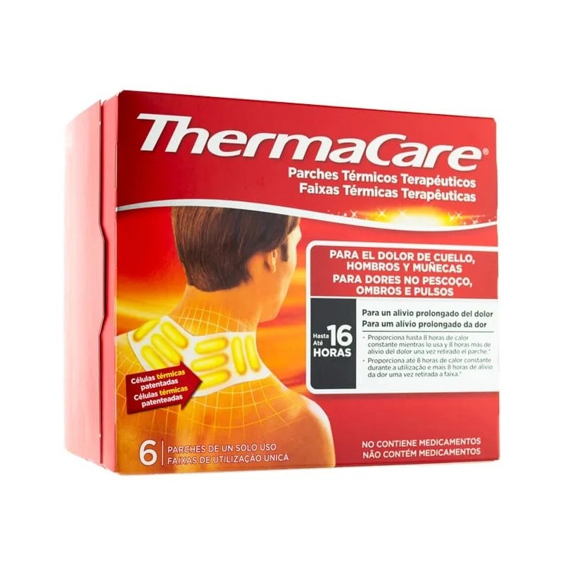 Thermacare parche termico cuello hombro muñeca 6 parches Farmacia olmos
