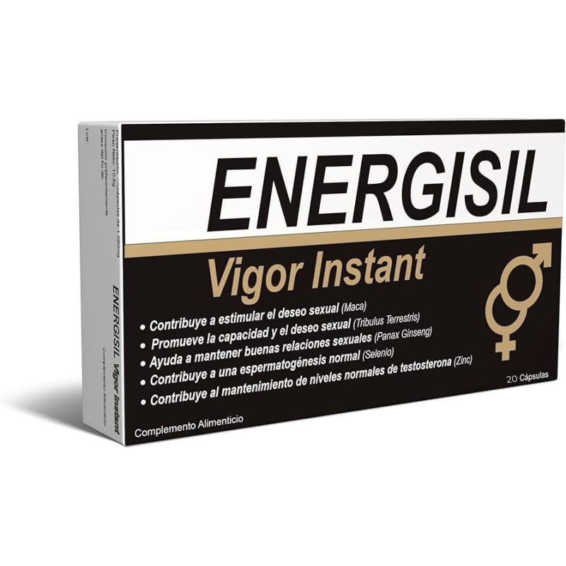 Energisil vigor instant 20 capsulas - Farmacia Olmos