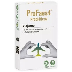 Profaes4 probioticos viajeros 14 capsulas - Farmacia Olmos