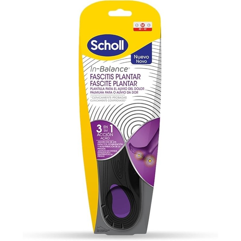 Scholl inbalance fascitis plantar talla m - Farmacia Olmos