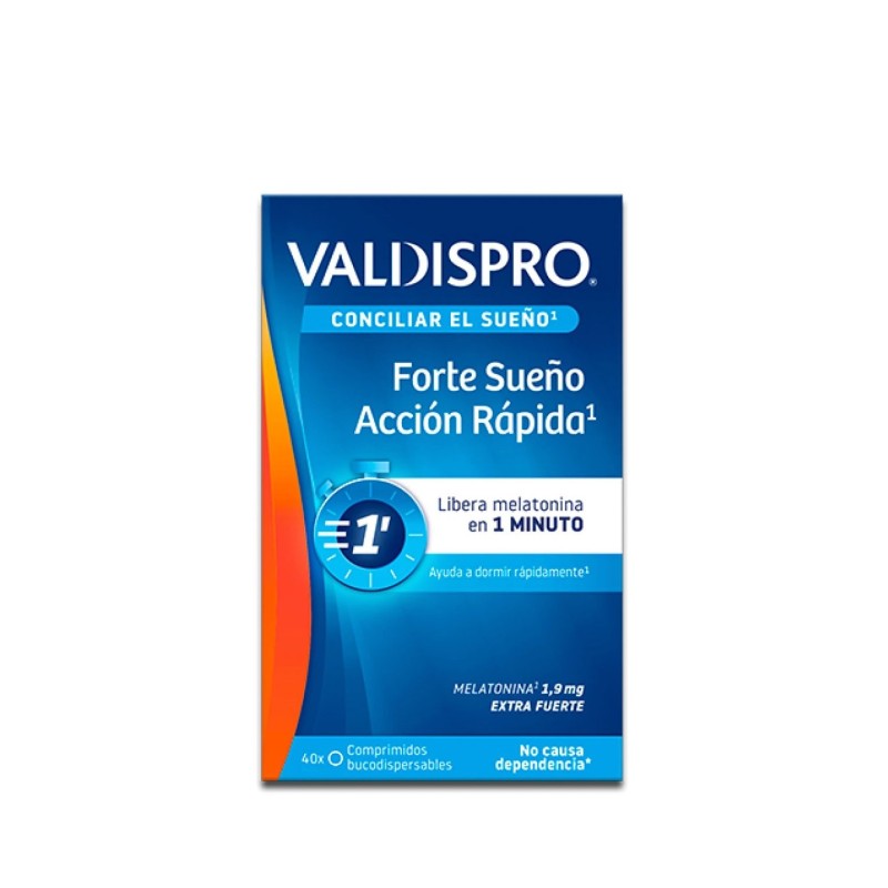 Valdispro forte accion rapida  40 comprimidos bucodispersables-Farmacia Olmos