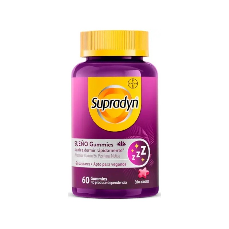 Supradyn sueño 60 gummies - Farmacia Olmos
