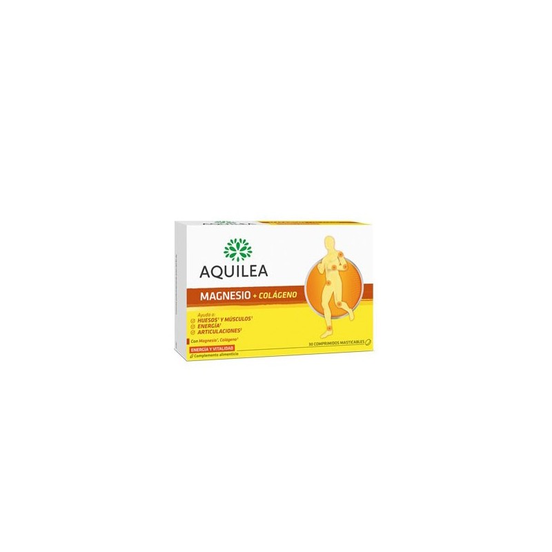 Aquilea magnesio+colageno 30 comprimidos masticables-Farmacia Olmos