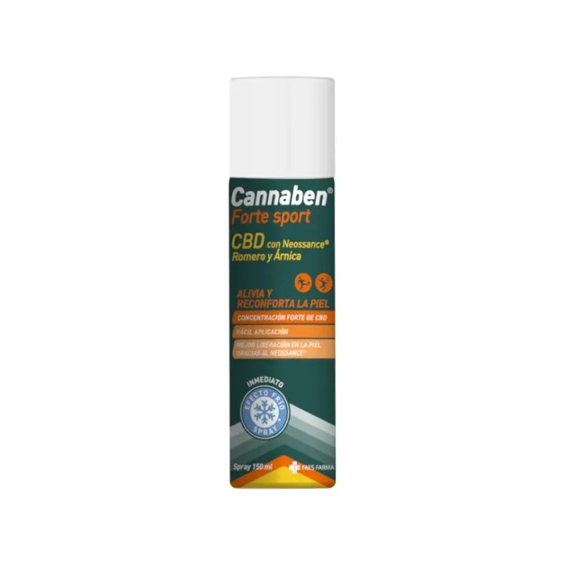 Cannaben forte sport cbd spray efecto frio 150ml - Farmacia Olmos