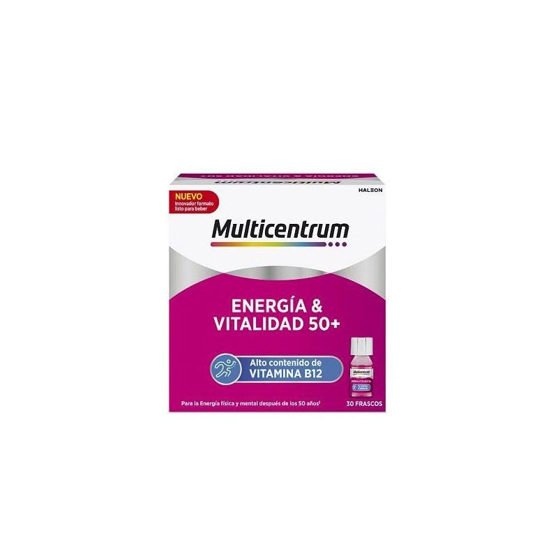 Multicentrum energia & vitalidad 50+ 30 frascos-Farmacia Olmos
