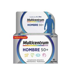 Multicentrum hombre 50+ 30 comprimidos-Farmacia Olmos